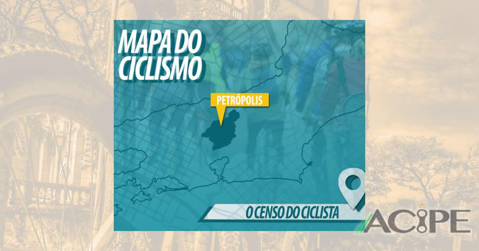 Acipe lança Mapa do Ciclismo, o censo dos ciclistas em Petrópolis