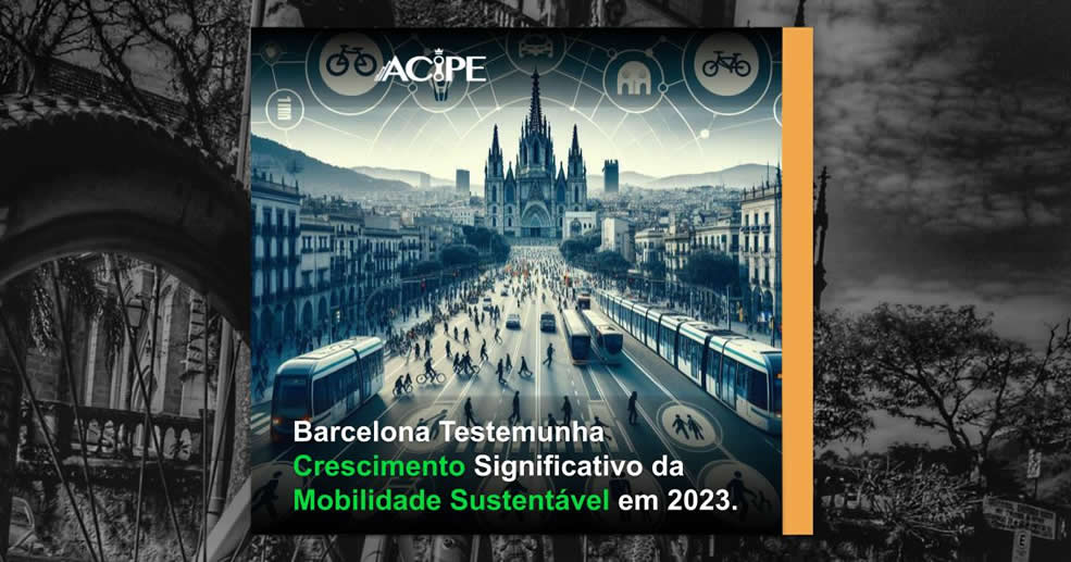 Barcelona Testemunha Crescimento Significativo da Mobilidade Sustentável em 2023