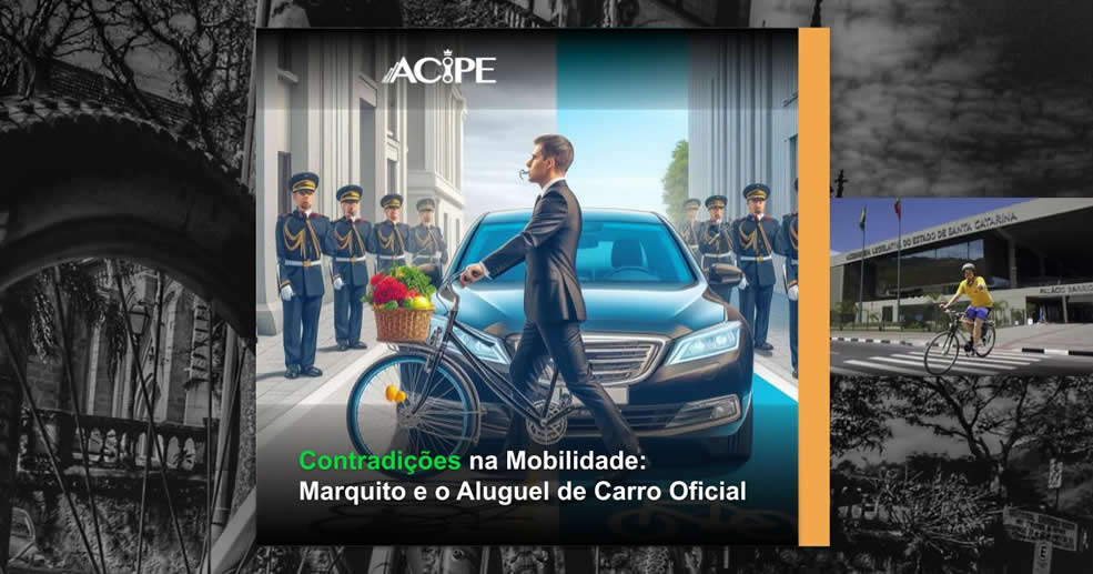 Contradições na Mobilidade: Marquito e o Aluguel de Carro Oficial