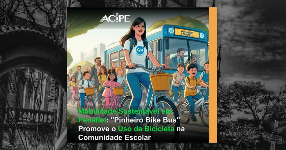 Mobilidade Sustentável em Penafiel: &quot;Pinheiro Bike Bus&quot; Promove o Uso da Bicicleta na Comunidade Escolar