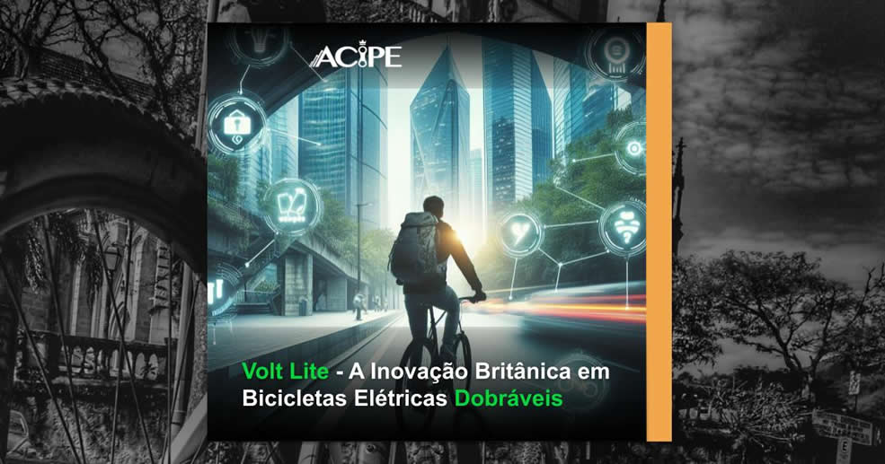 Volt Lite - A Inovação Britânica em Bicicletas Elétricas Dobráveis